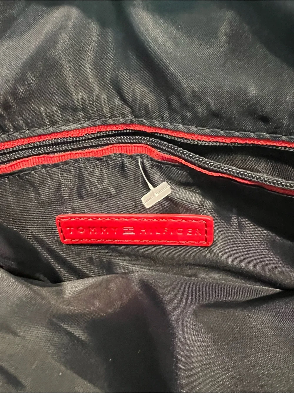 Tommy Hilfiger Brown and Beige Logo Canvas Tote